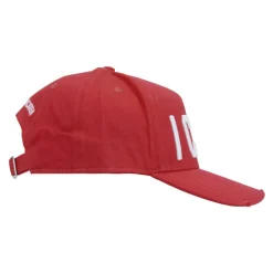 Huer, Kasketter & Hatte|Huer & Kasketter^Dsquared2 Icon Baseball Cap med spænde Rød