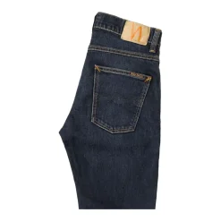Jeans<Nudie Jeans Intense Blue Grim Tim Denim Jeans Blå