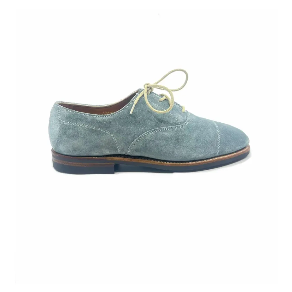 Snøresko<Crockett & Jones Isabelle Oxford Blå