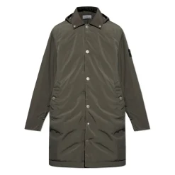 Frakker<Stone Island Isoleret frakke Let Kompakt Touch Poly-TC Grøn