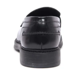 Loafers<Doucal's Italiensk Loafer Horse Nero Sort