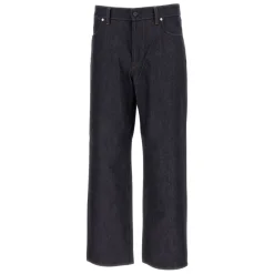 Jeans<Stone Island J100006 Loose-fit Five-pocket Jeans Blå