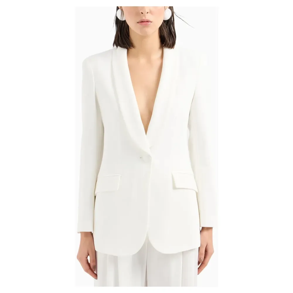 Jakker<Emporio Armani Jackets Hvid