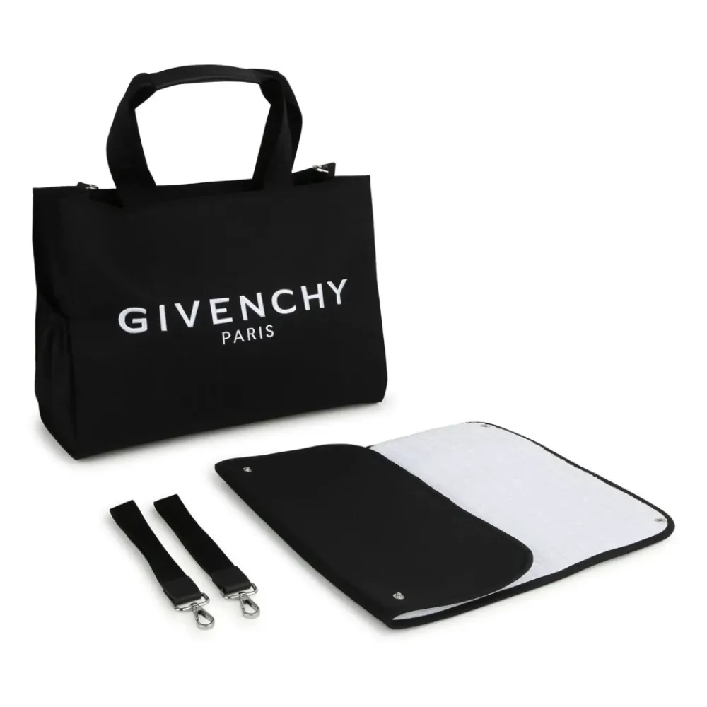 Tasker<Givenchy Jacquard Pusletaske Sort