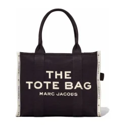 Indkøbstasker^Marc Jacobs Jacquard Stor Tote Taske Sort