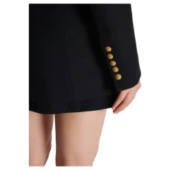 Jakker<Balmain Jakke med snøreliv og 2 knapper Sort