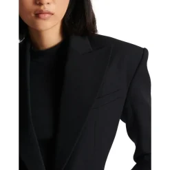 Jakker<Balmain Jakke med snøreliv og 2 knapper Sort