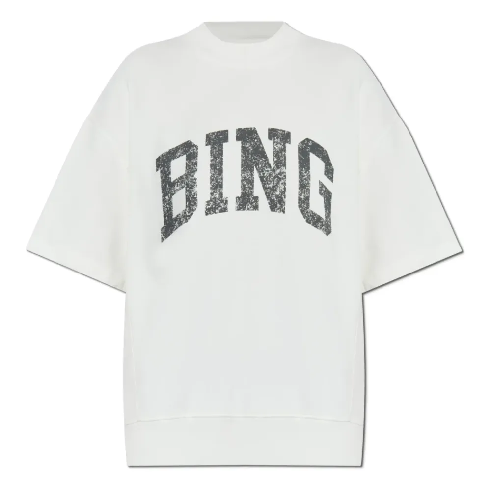 T-Shirts^Anine Bing Jay Kortærmet T-shirt Hvid