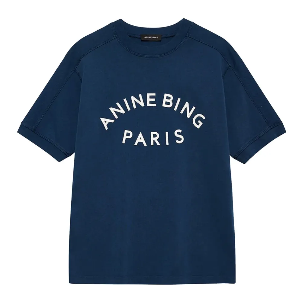 T-Shirts^Anine Bing Jaylin Top & T-Shirt Blå