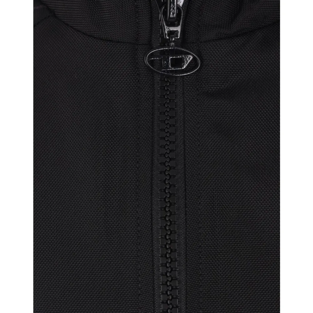 Træningsjakker^Diesel J-Blink-Wrd Jacket Sort