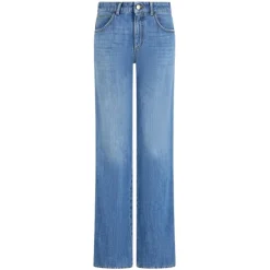 Jeans<Emporio Armani J9D Mid-Rise Jeans med Udvidet Kant Blå