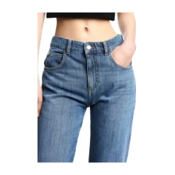 Jeans<Emporio Armani J9D Mid-Rise Jeans med Udvidet Kant Blå