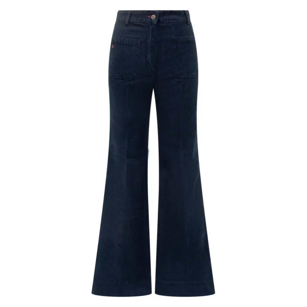 Jeans<Victoria Beckham Jeans Alina Blå