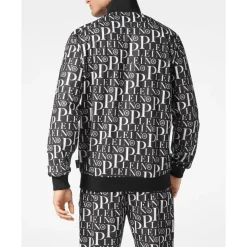 Trøjer^Philipp Plein Jogging Jacket LS Sort