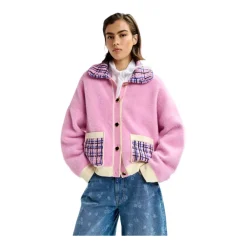 Jakker<Essentiel Antwerp JOILU Strikjakke Pink