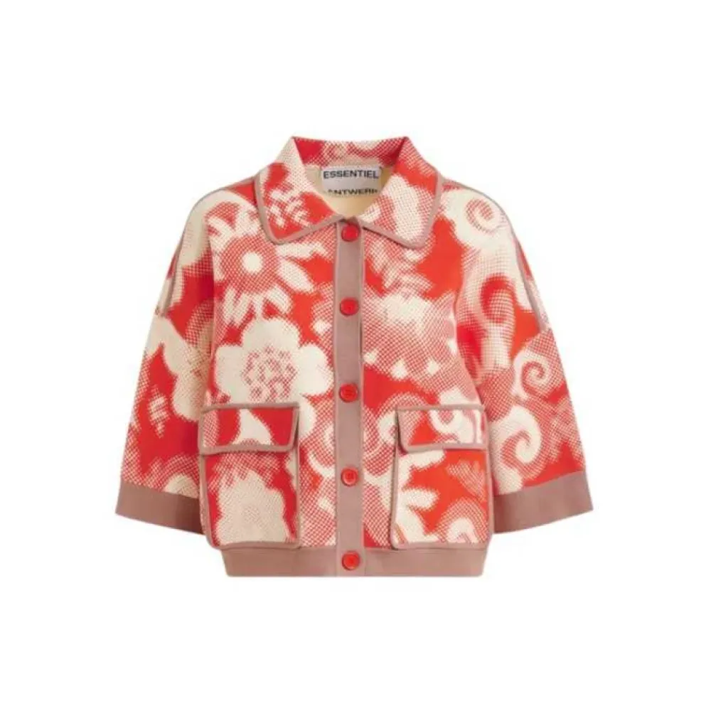 Striktrøjer & Sweatere^Essentiel Antwerp Joly Jacket Multifarvet