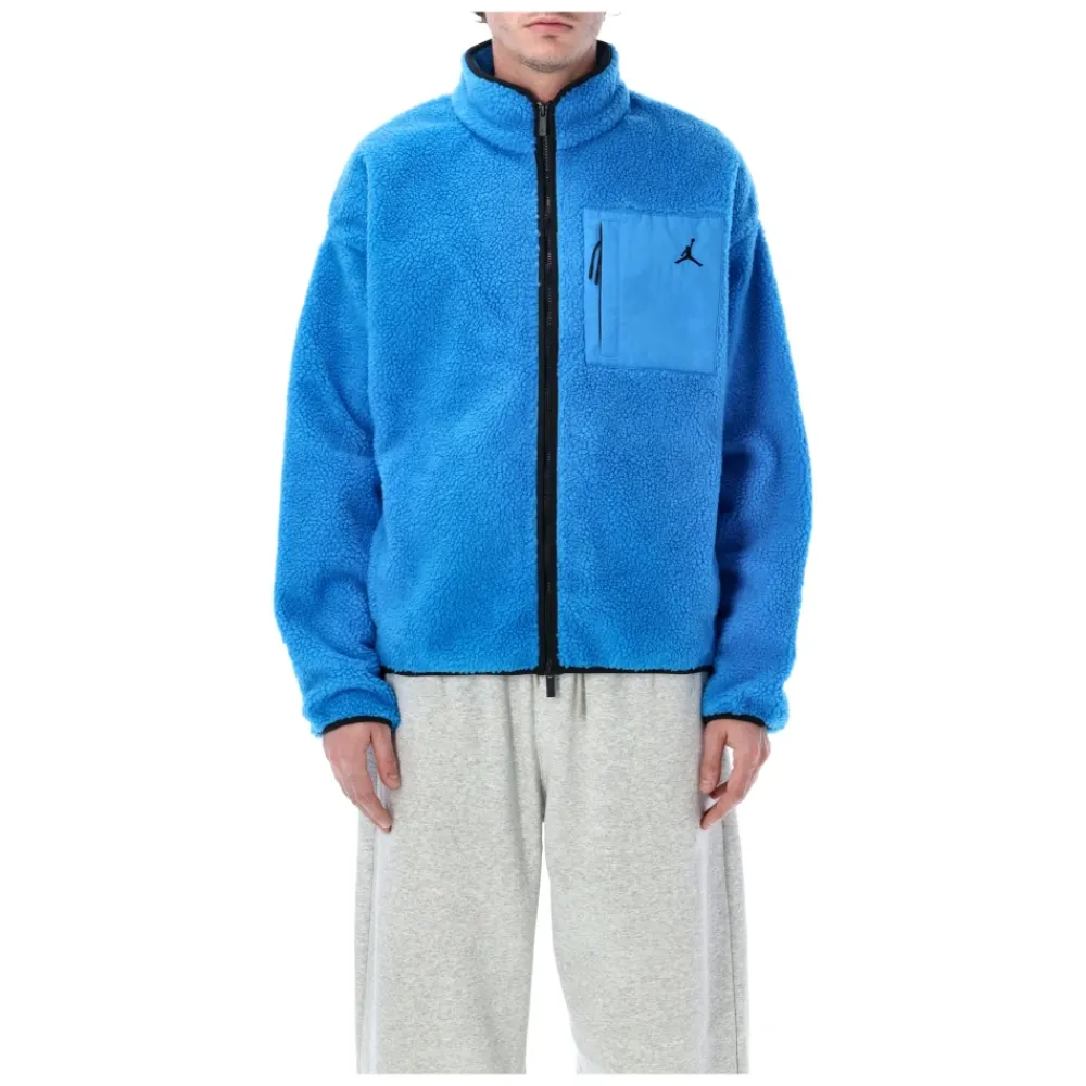 Træningsjakker<Nike Jordan Flight Sherpa Jakke Blå