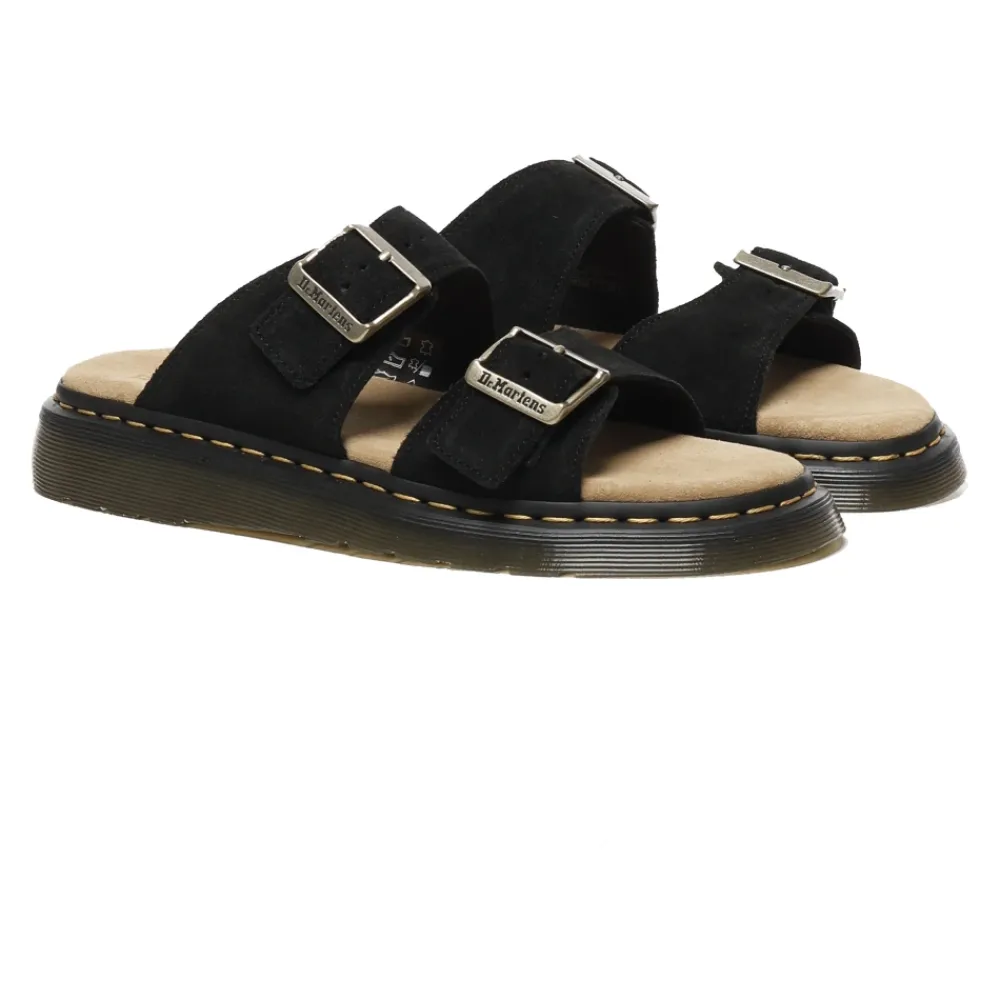 Sandaler^Dr. Martens Josef Suede Slide Sandaler Sort