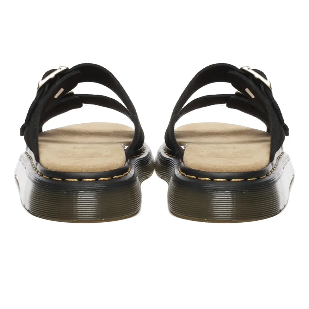 Sandaler^Dr. Martens Josef Suede Slide Sandaler Sort