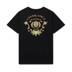 T-Shirts^Casablanca Joyaux D'Afrique Tennis Club T-Shirt Sort