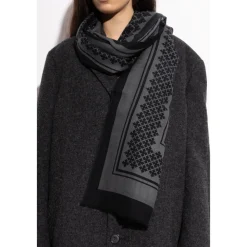Tørklæder<By Malene Birger Julee Wool Scarf Sort