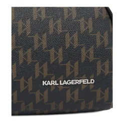 Toilettasker^Karl Lagerfeld K Monogram Kanvas Toilettaske Multifarvet