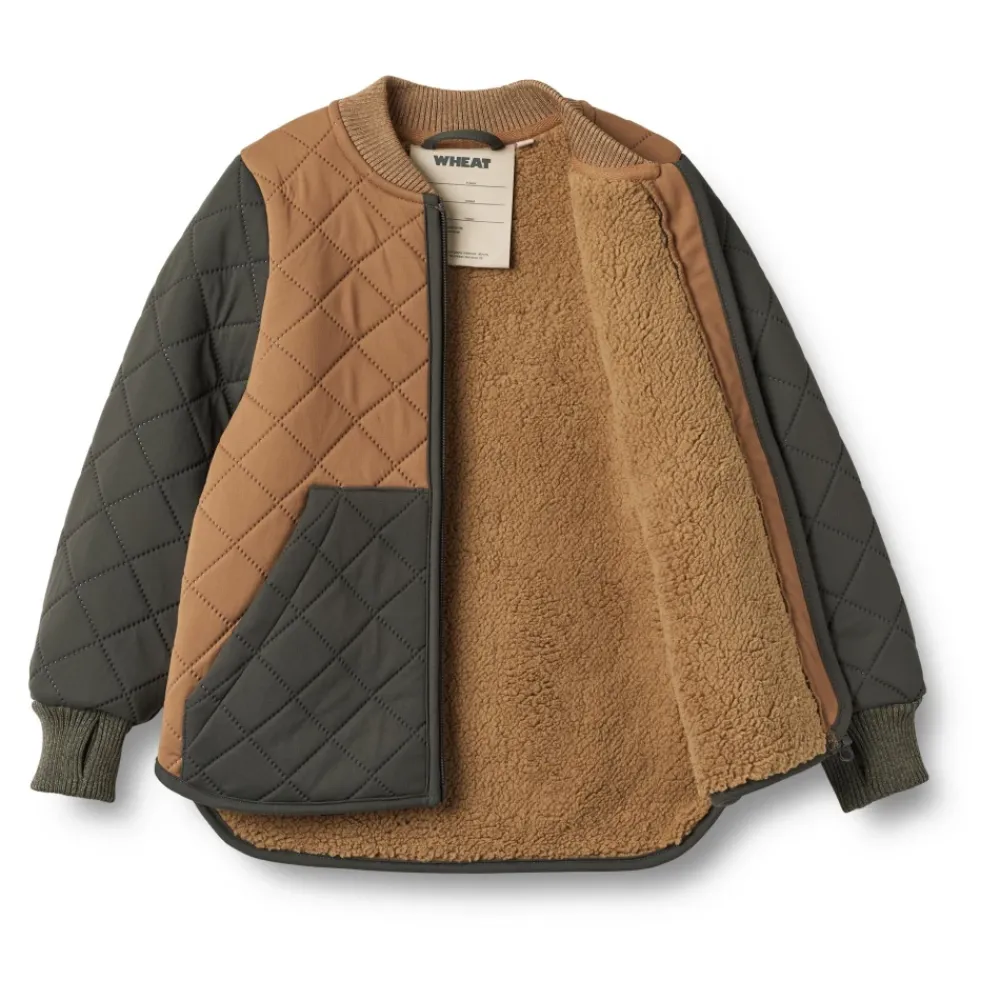Jakker<Wheat Karamel Thermo Jakke Wulf Multifarvet