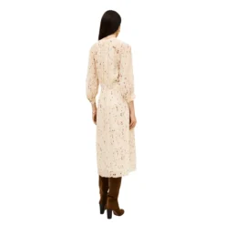 Kjoler<Ba&Sh Karla Kjole Chic Fluid Beige Gul