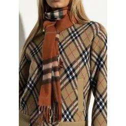 Halstørklæder Og Tørklæder|Tørklæder<Burberry Kashmir tørklæde Brun