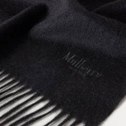 Tørklæder^Mulberry Kashmir Tørklæde, Sort