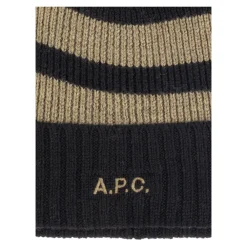 Huer & Kasketter<A.P.C. Kasket med logo Sort