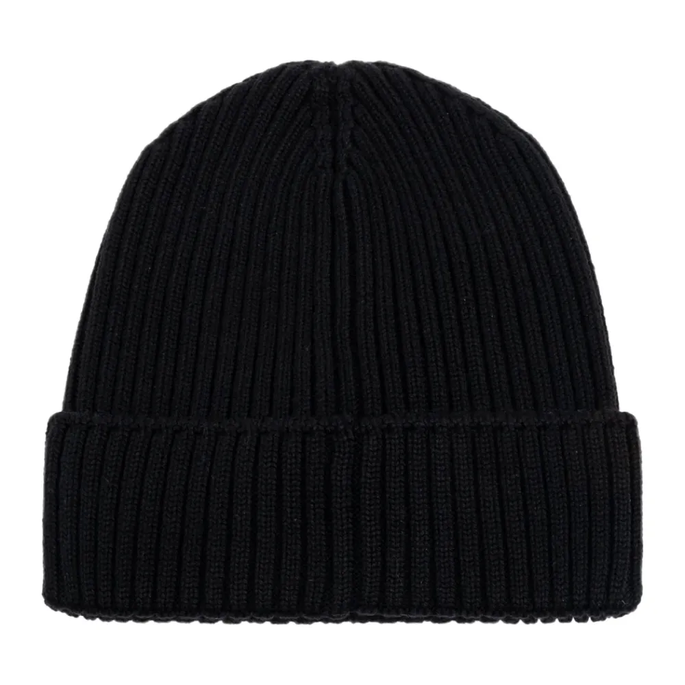 Huer & Kasketter^Moncler Kasket med logo patch Sort