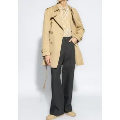 Frakker^Burberry Kensington Mid Trench Coat Beige