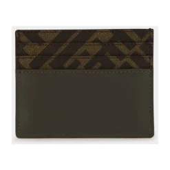 Punge & Kortholder<Fendi Khaki Green FF Squared Kortholder Grøn