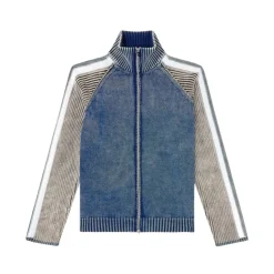 Træningsjakker<Diesel K-Heronimo Raglan-Sleeve Cardigan Blå
