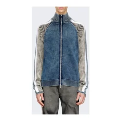 Træningsjakker<Diesel K-Heronimo Raglan-Sleeve Cardigan Blå