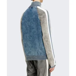 Træningsjakker<Diesel K-Heronimo Raglan-Sleeve Cardigan Blå