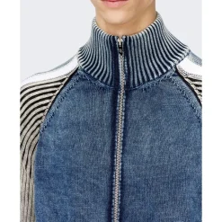 Træningsjakker<Diesel K-Heronimo Raglan-Sleeve Cardigan Blå