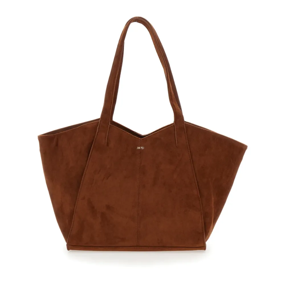 Indkøbstasker^JW PEI Kiana Tote Bag med Stor Kapacitet Brun