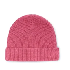 Huer & Kasketter^Palm Angels Kids Beanie med Logo Broderi Pink