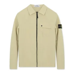 Jakker<Stone Island Kids Overshirt Beige