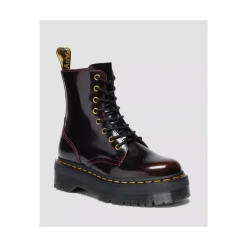 Støvler^Dr. Martens Kirsebær Arcadia Jadon Læderstøvle Rød
