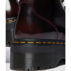 Støvler^Dr. Martens Kirsebær Arcadia Jadon Læderstøvle Rød