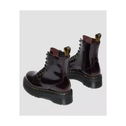 Støvler^Dr. Martens Kirsebær Arcadia Jadon Læderstøvle Rød