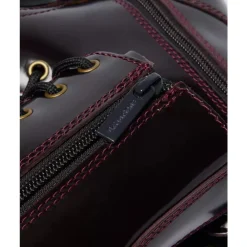 Støvler^Dr. Martens Kirsebær Arcadia Jadon Læderstøvle Rød
