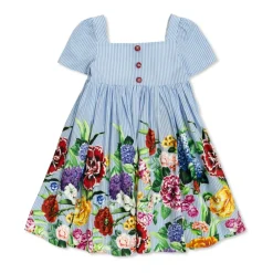 Kjoler & Nederdele<Dolce & Gabbana Kjole med blomstermotiv Blå