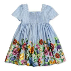 Kjoler & Nederdele<Dolce & Gabbana Kjole med blomstermotiv Blå