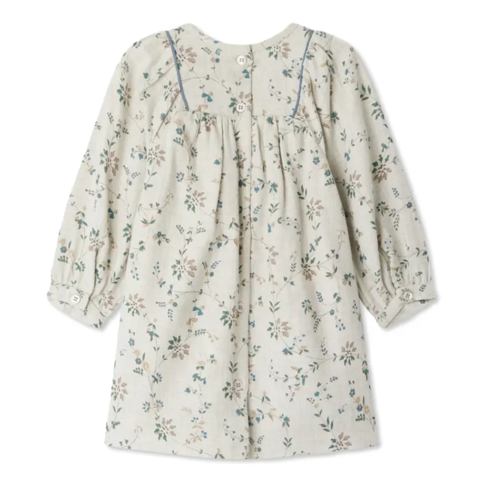 Kjoler & Nederdele<Bonpoint Kjole med blomstermotiv Beige