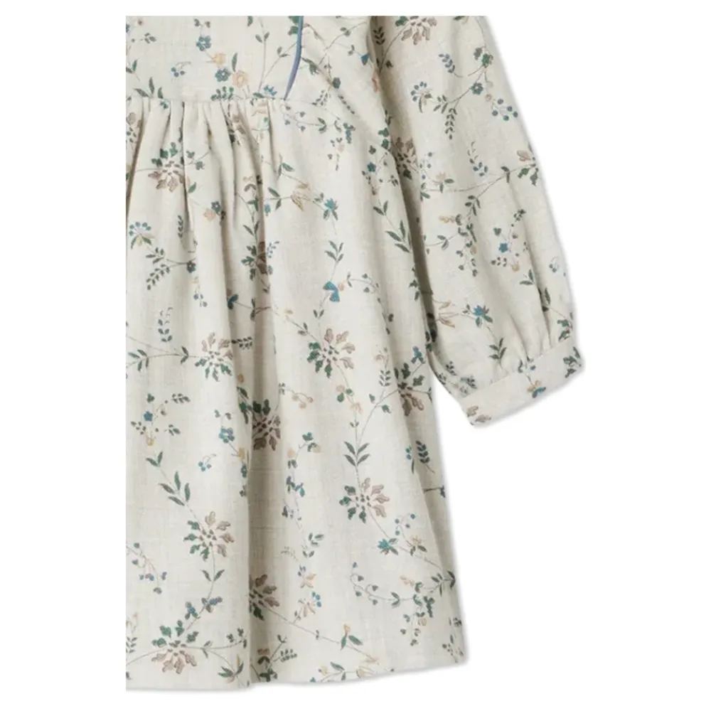 Kjoler & Nederdele<Bonpoint Kjole med blomstermotiv Beige
