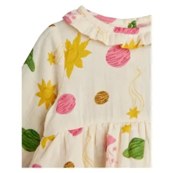 Kjoler & Nederdele^Mini Rodini Kjole med farverigt print Beige
